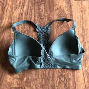aerie Intimates & Sleepwear - Olive Wireless Lace Racerback Aerie Bra 32C aerie Intimates & Sleepwear - Olive Wireless Lace Racerback Aerie Bra 32C